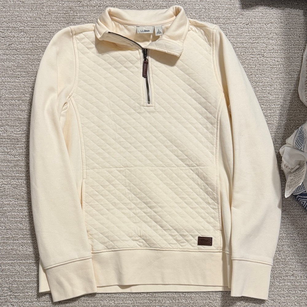 L.L. Bean Cream Womens Sweater